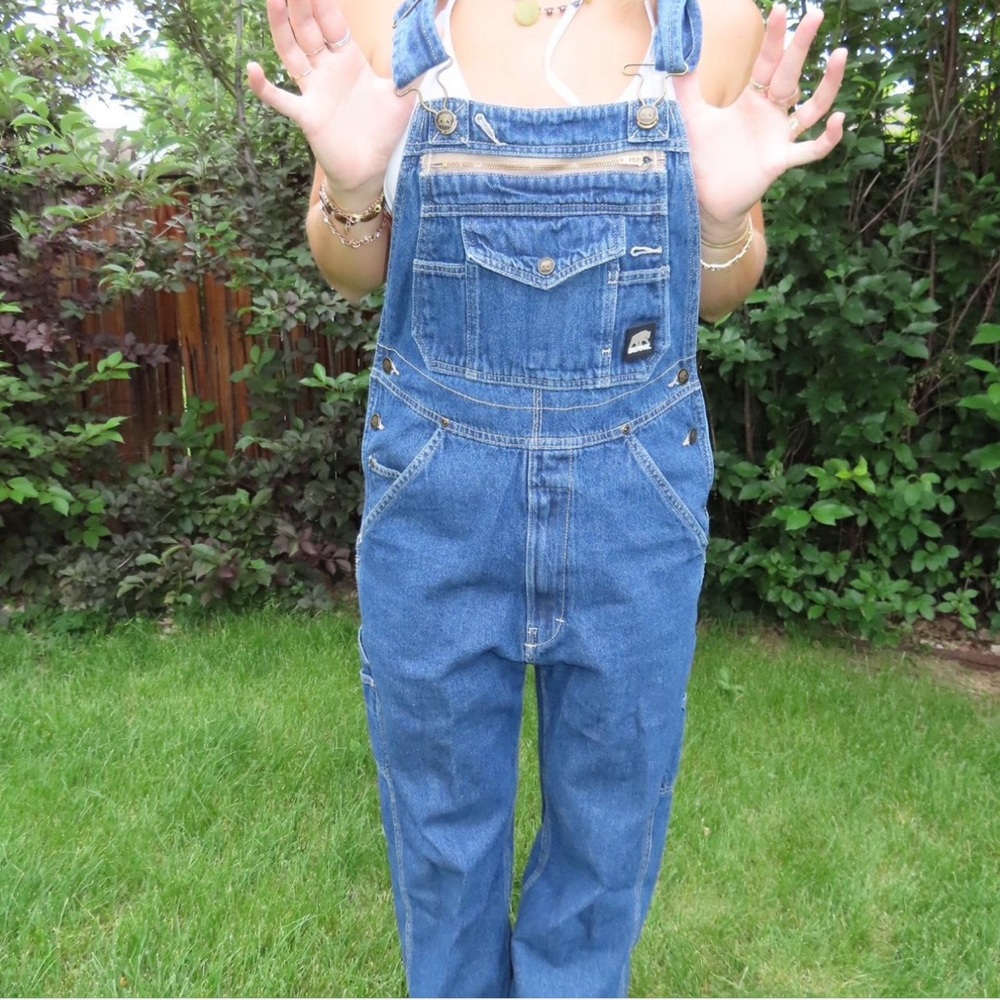 bernes denim vintage carpenter overalls